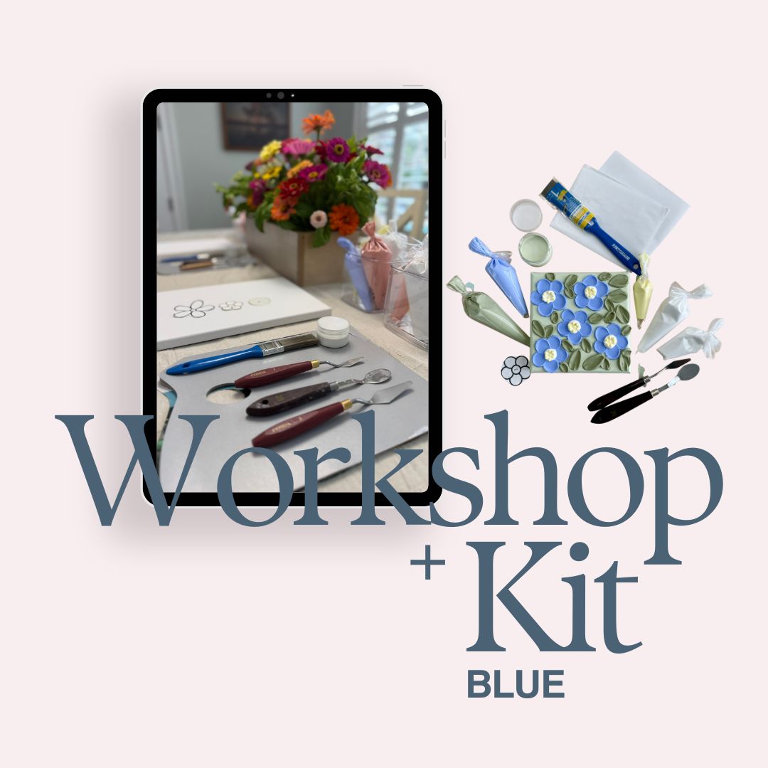 Paint Your First Textured Flower: Live Online Workshop