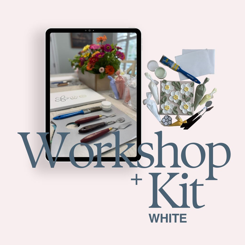 Paint Your First Textured Flower: Live Online Workshop