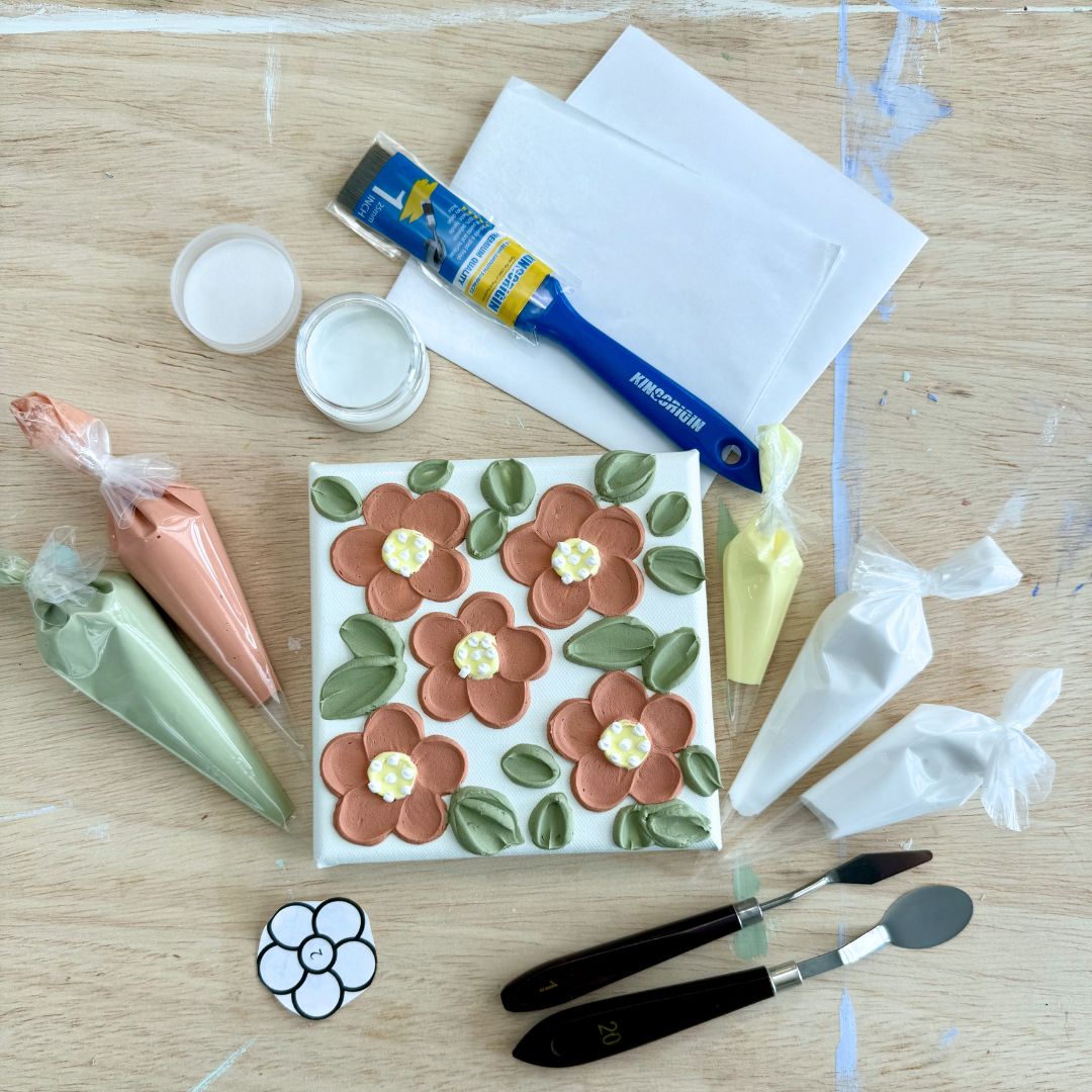 DIY Kit - Texture Flower Art