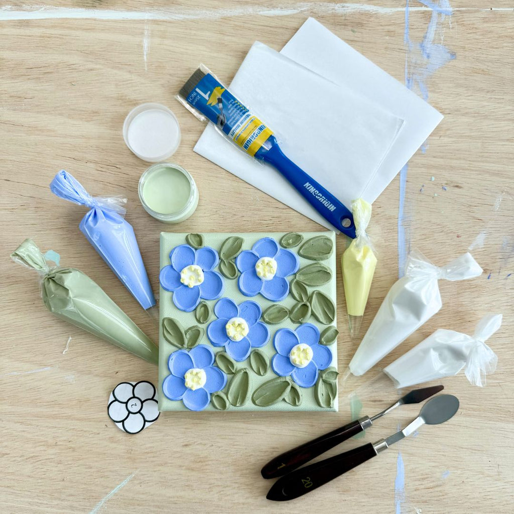 Paint Your First Textured Flower: Live Online Workshop