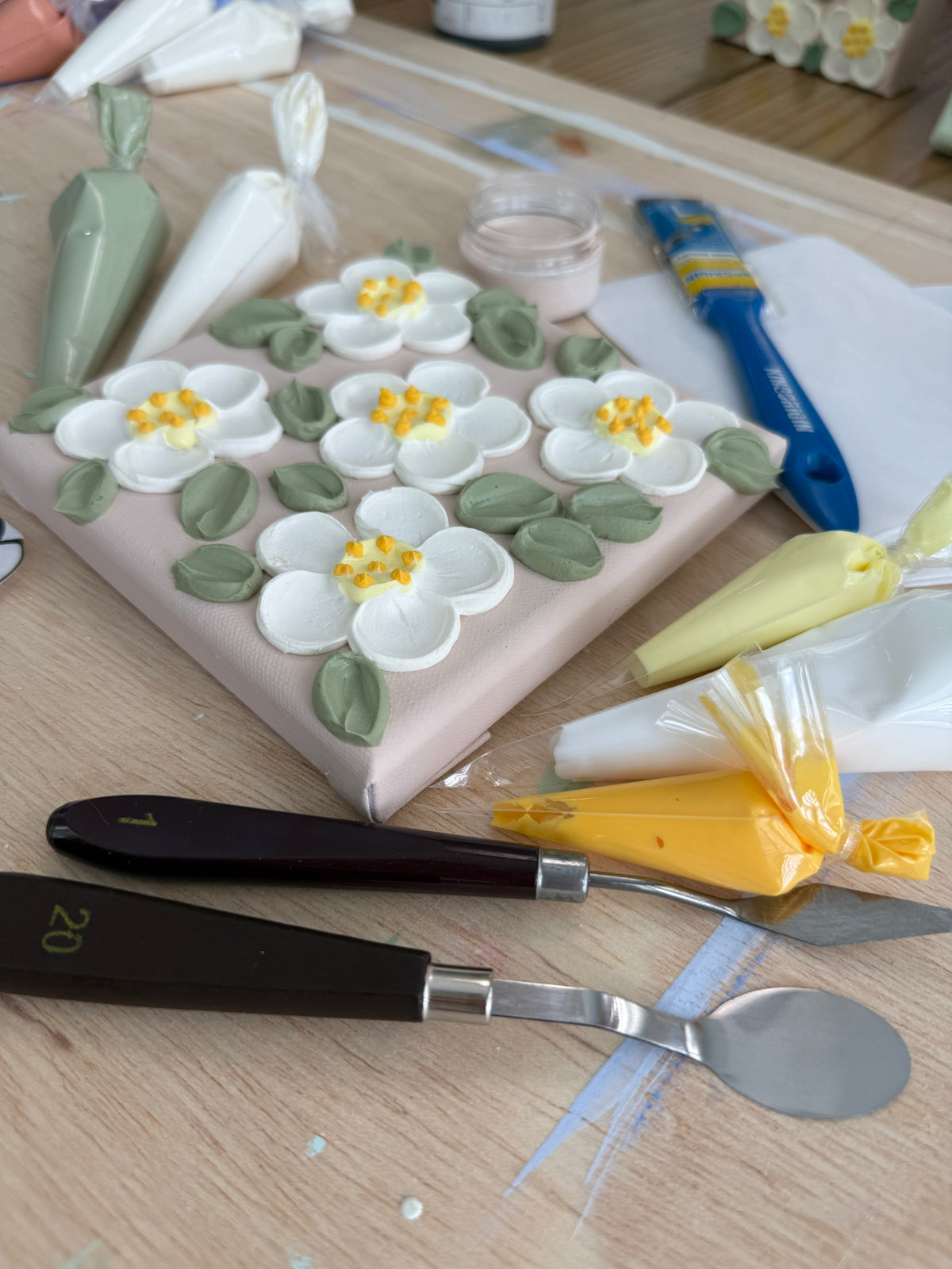 DIY Kit - Texture Flower Art