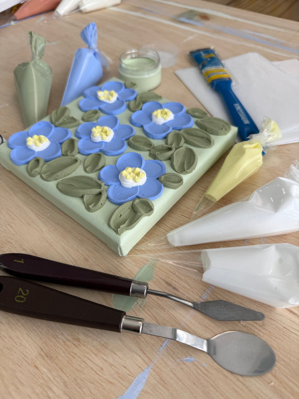 DIY Kit - Texture Flower Art