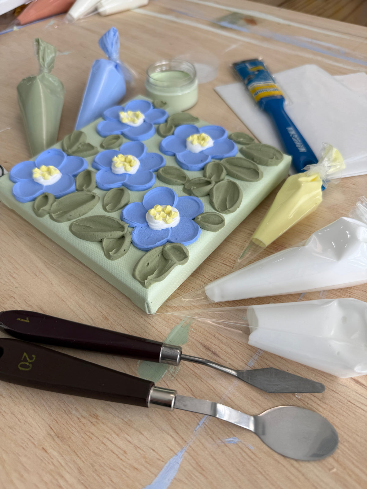 DIY Kit - Texture Flower Art
