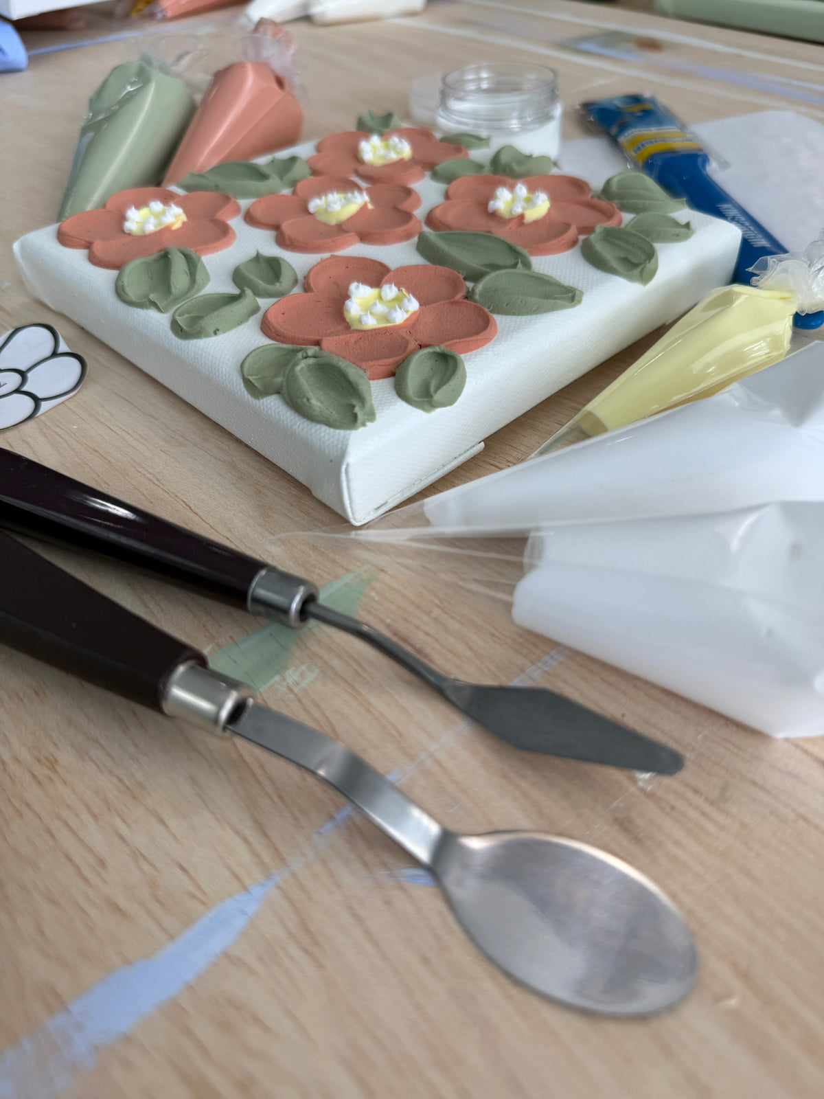 DIY Kit - Texture Flower Art