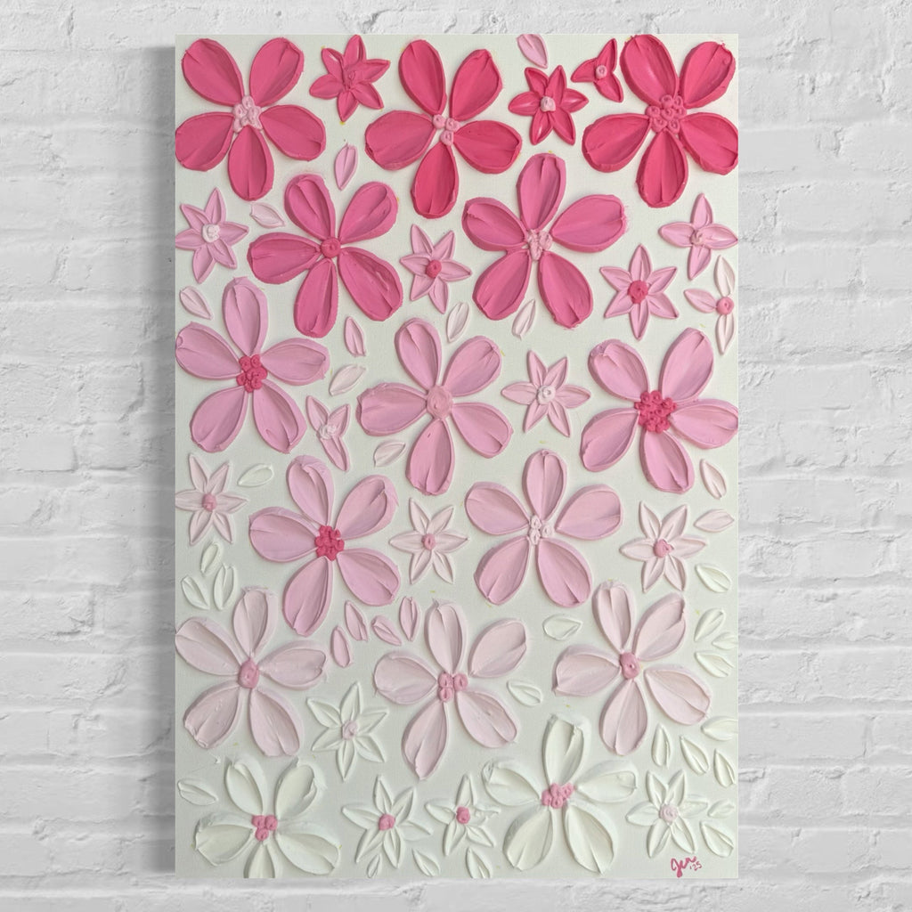 18x24 Original Floral Canvas Art