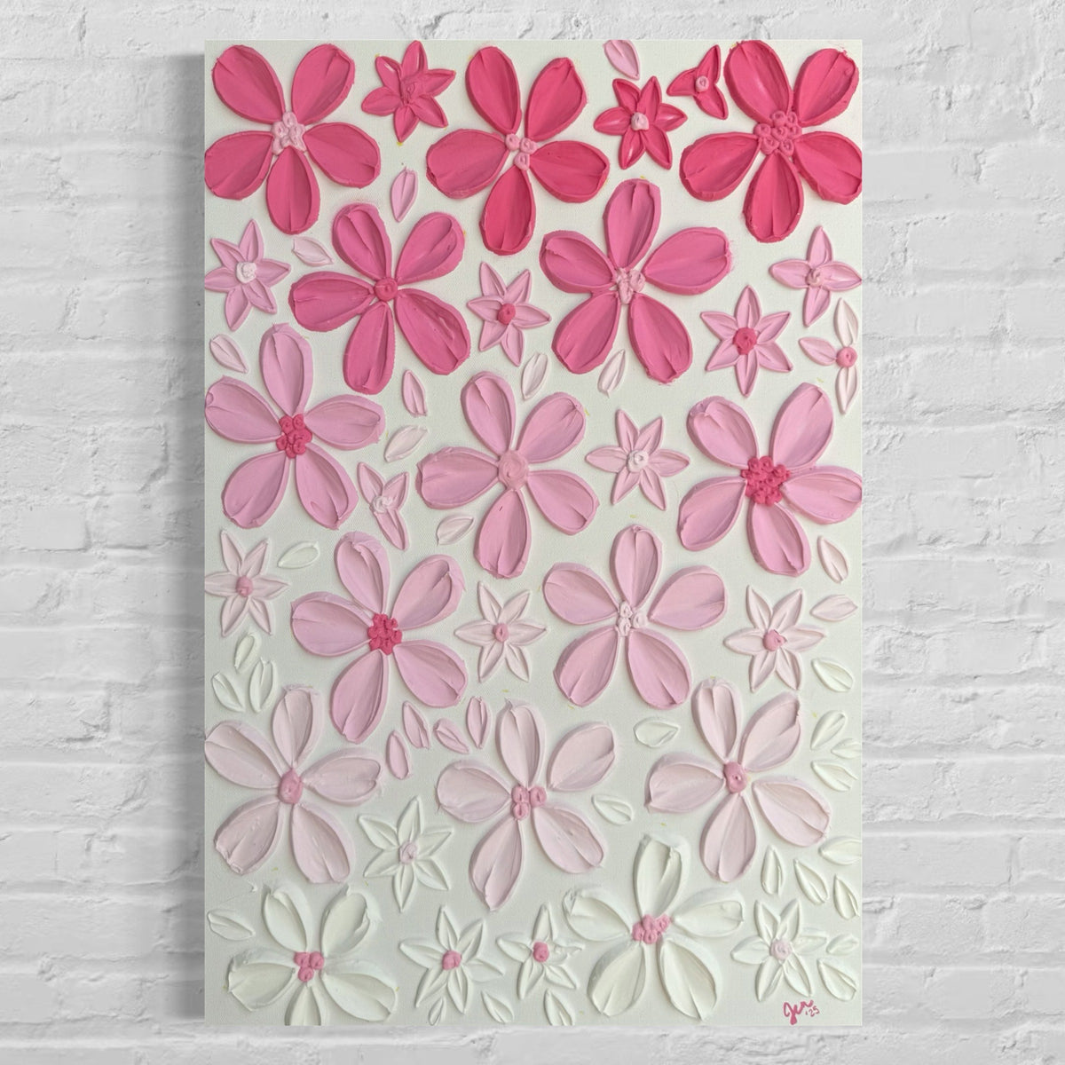 18x24 Original Floral Canvas Art