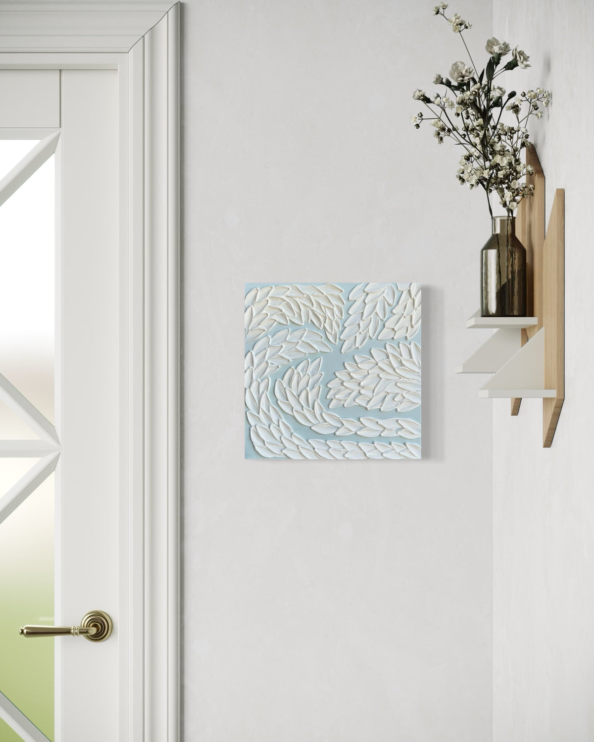 12x12 Original Abstract Canvas Art