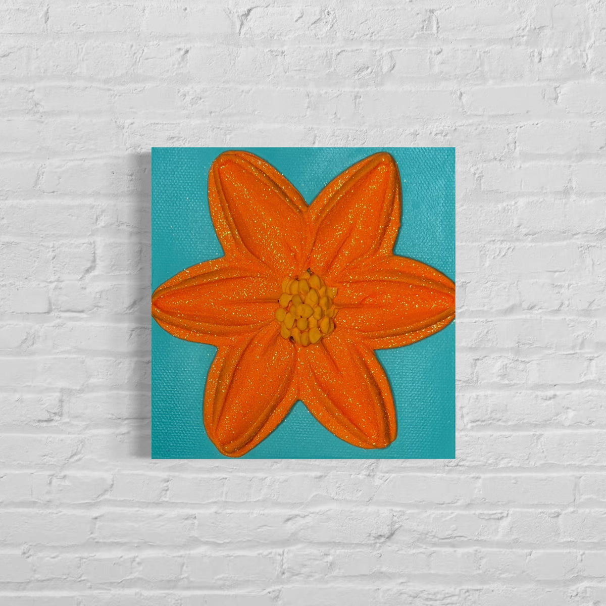 5x5 Textured Floral Canvas (1.5" Deep)