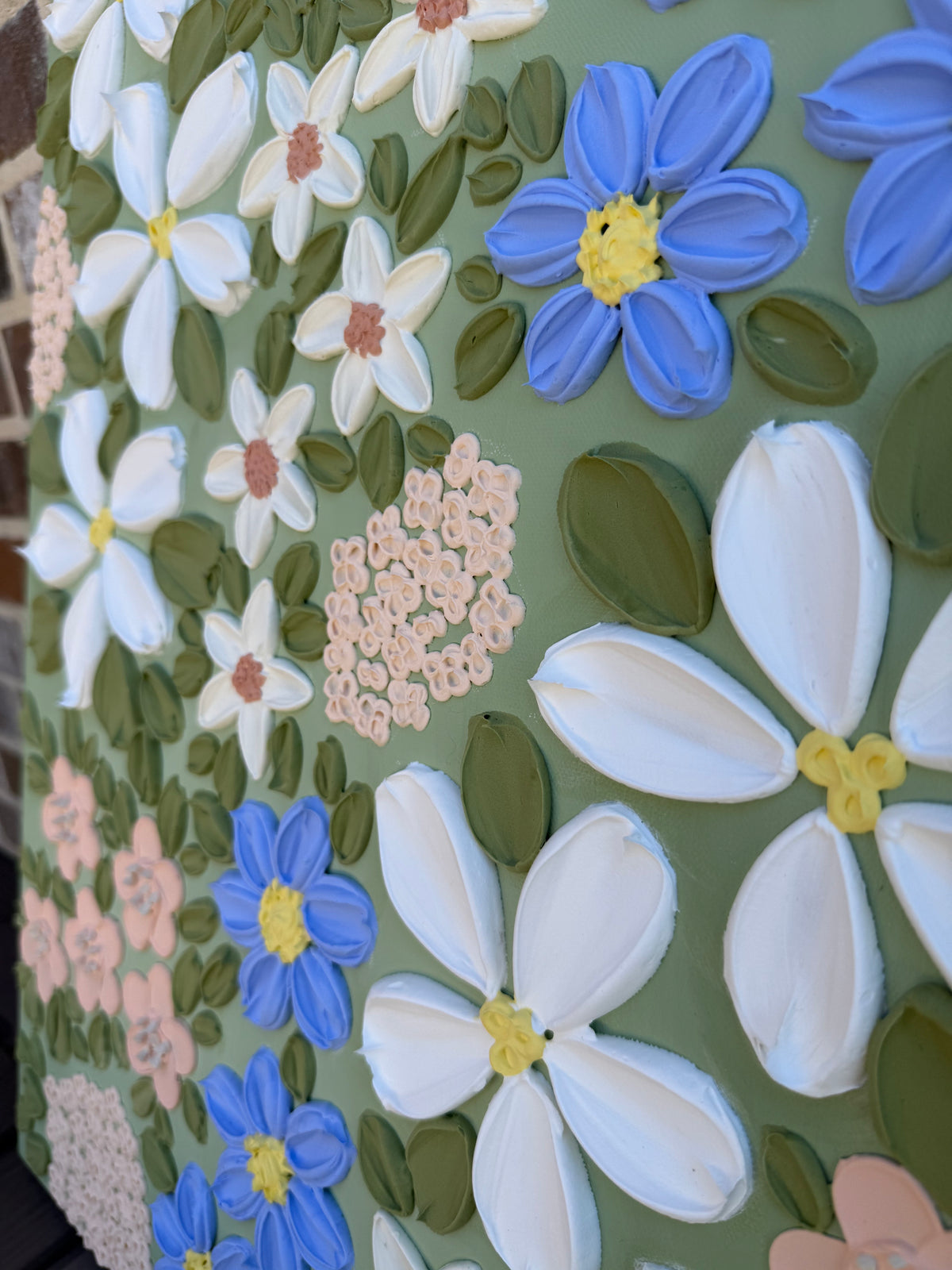 18x24 Textured Floral Canvas (1.5" Deep)