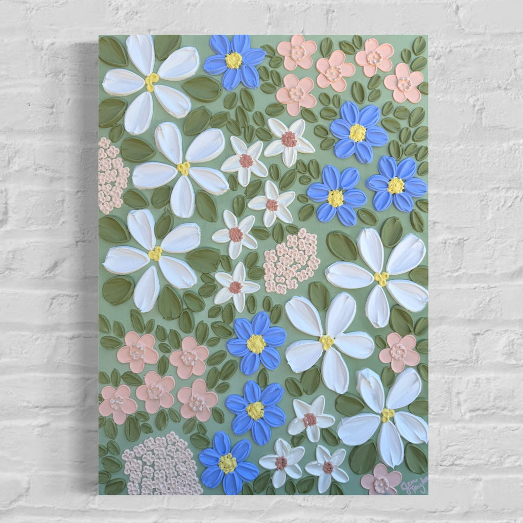 18x24 Textured Floral Canvas (1.5" Deep)